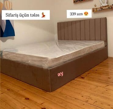 taxt carpayilar: Təknəfərlik çarpayı, Matras ilə — 1