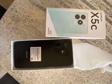 Honor X5, 64 GB, rəng - Qara, Barmaq izi, Sensor