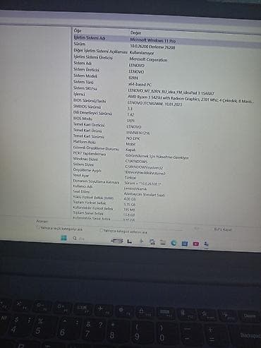 mikrofon bluetooth: Lenovo IdeaPad 3 15ABA7 noutbuk heç bir plablemi yoxdu 1 aydı alınıb — 3