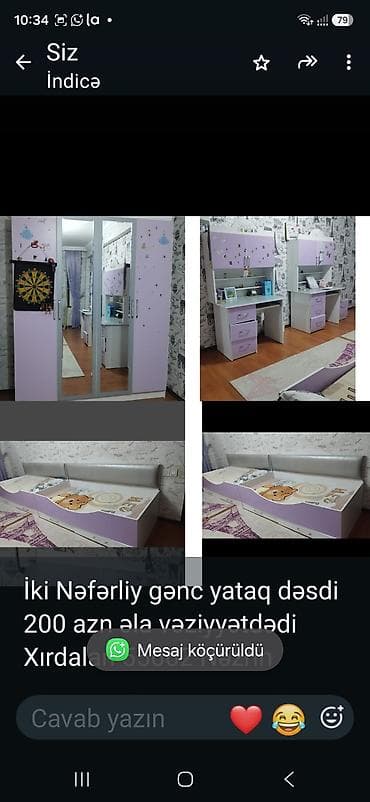 İki Nəfərliy gənc yataq dəsdi 200 azn əla vəziyyətdədi Xırdalan 55662 at lalafo.az İki Nəfərliy gənc yataq dəsdi 200 azn əla vəziyyətdədi Xırdalan 55662
