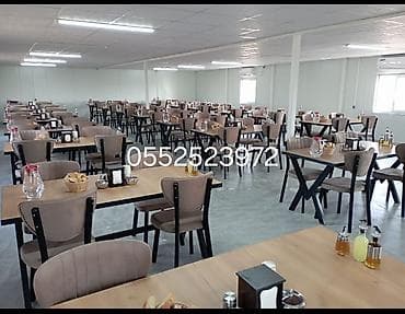restoran stul: Salam bitun növü restoran qafe evlər baxa üçün stol stul sexdə — 9