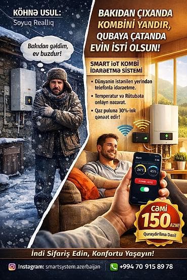 iphone 14 almaq: SMART IoT Kombi İdarəetmə Sistemi - Dünyanın istənilən yerindən — 1