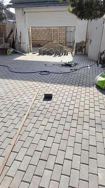 demir seyf qapi: Tamet (bardür və səki daşı) döşəmə xidməti - Həyətyanı sahə, qaraj — 10