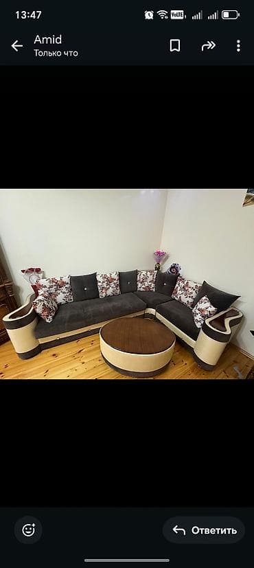 yas sekilleri: Künc divan, Qonaq otağı üçün, Açılmayan — 1