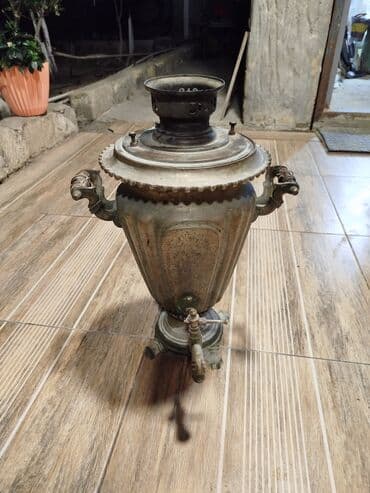 qazlı su aparatı: Samovar — 1