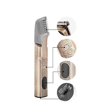 тример: Cronier 861 - Trimmer dəsti 5in1 / IPX6 / 7000RPM /Qızılı / TYPC — 3