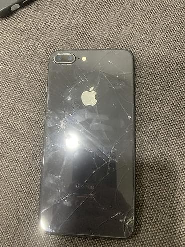 Техника и электроника: IPhone 8 Plus, Черный, Битый — 2