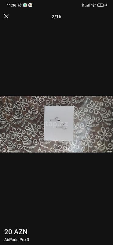ipad 10 cu nesil: AirPods Pro 3 qulaqlıq Məhsulun xüsusiyyətləri: - Tam simsiz Airpods — 2