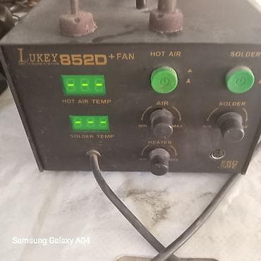 Lukey 852D+ Fan SMD Rework Station Xüsusiyyətlər: - 2-i 1-də — 5