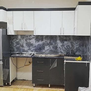 Sifarişlə mətbəx dəsti, Özü çəkən petlələr, Mat laminat, Kredit yoxdur, Pulsuz çatdırılma, Rayonlara çatdırılma