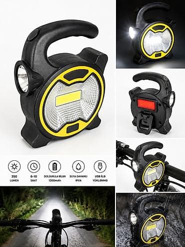 Çoxfunksiyalı LED fənər – velosiped, düşərgə və günlük istifadə üçün