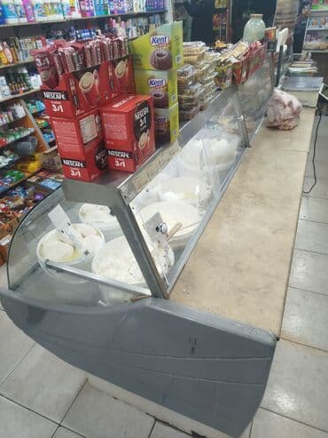 et ucun vitrin soyuducular: Mağaza üçün tam işlək soyuducu piştaxta - Tip: ön şüşəli, üfüqi — 3