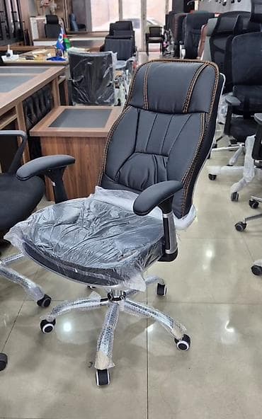 murad mebel: Ofis kresloları – müxtəlif model və dizaynlarda - Material: yüksək — 3