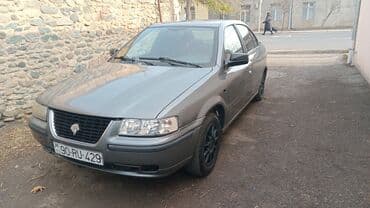 İran Khodro Samand sedan - Kuzov: 4 qapılı sedan, boz rəng -