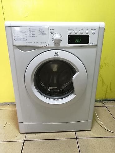 Paltaryuyan maşın Indesit, 5 kq, İşlənmiş, Avtomat, Qurutma var, Ünvandan götürmə, Pulsuz çatdırılma, Ödənişli çatdırılma