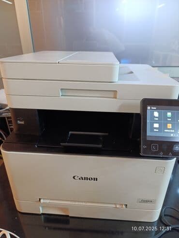 Canon i-SENSYS MF655Cdw Series printeri butun katricler doludur