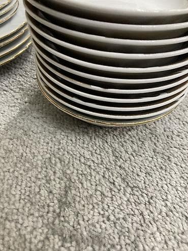 Qab-qacaq dəsti – şirniyyat/nəzakət boşqabları - Şüşə boşqablar — 4