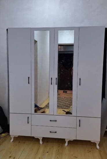 paltar qurutma: Yeni, Açılan, 4 qapılı Düz dolab, Qarderob, paltar dolabı, Azərbaycan — 3