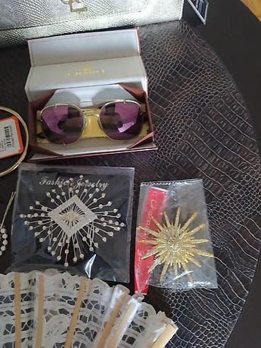 Toy paltarları və aksesuarları: Ziyafət toy gelin ücun aksesüarlar — 4