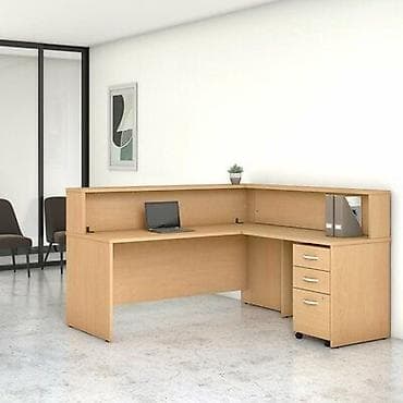 Məhsul: L formalı resepsiyon/ofis masası - Dizayn: L formalı künc