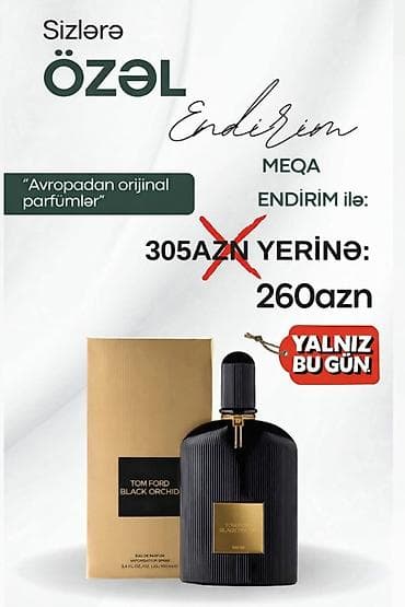 kilian black phantom tester: Tom Ford Black Orchid – Eau de Parfum, 100 ml. - Avropadan gətirilmiş — 1