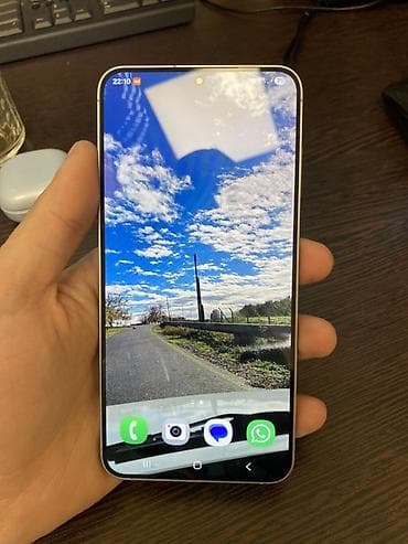 Samsung Galaxy S25 Plus, 256 GB, rəng - Gümüşü, Zəmanət, Barmaq izi, Simsiz şarj