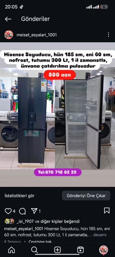 irshad telecom is saatlari: Soyuducular anbardan satiş.WhatsaApp-a yazin.Modellərin qimətlərini — 55