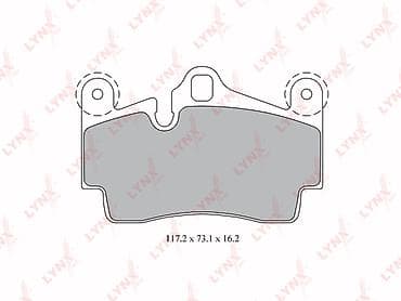 disk teker: LYNXauto Arxa Əyləc Bəndi (Arxa Naklatka) BD-8007 AUDI, VOLKSWAGEN — 2