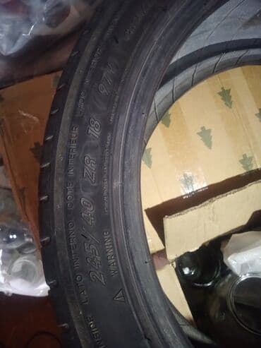 3 tekerli motosiklet turbo az: İşlənmiş Şin Michelin 245 / 40 / R 18 — 2