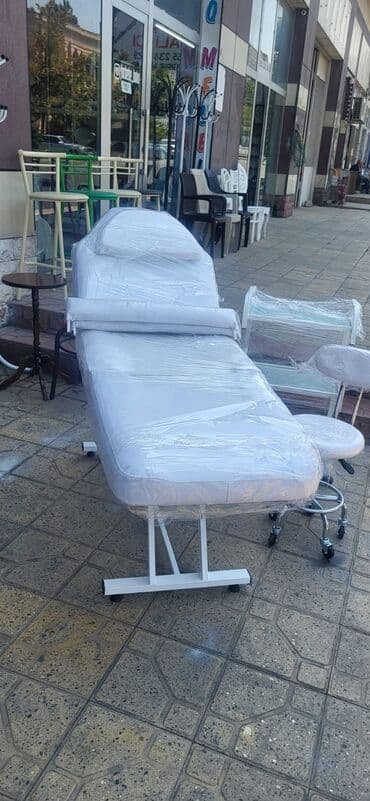 куханная мебель: Новый, Косметологическая кушетка, Нескладной, цвет - Белый — 8