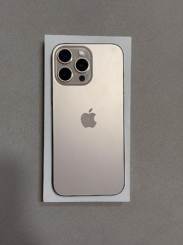 IPhone 16 Pro Max, 256 GB, Desert Titanium, Face ID, Sənədlərlə lalafo.az -da IPhone 16 Pro Max, 256 GB, Desert Titanium, Face ID, Sənədlərlə