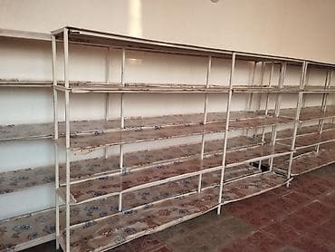 ref vitrin: Mağaza üçün metal rəf sistemləri - Material: metaldan hazırlanmış — 6