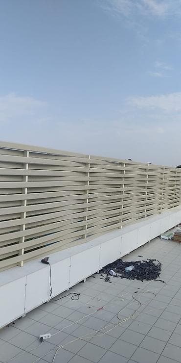 Dekorativ divar panelləri: Alüminium dekorativ panjur tipli hasar paneli - Material: yüksək — 8