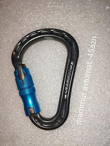 Xamutlar: Alpinist avadanlıqları – karabinlər və kəndir sıxacı - Karabin 1: D — 7