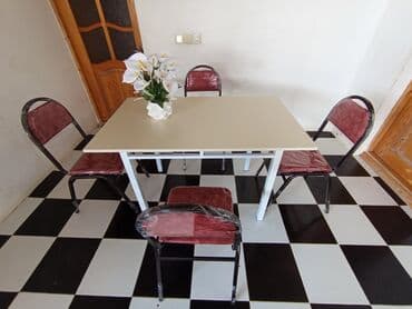 gaming oturacaqlar: Mətbəx üçün, Yeni, Qatlanmayan, rəng - Qara Stul — 7