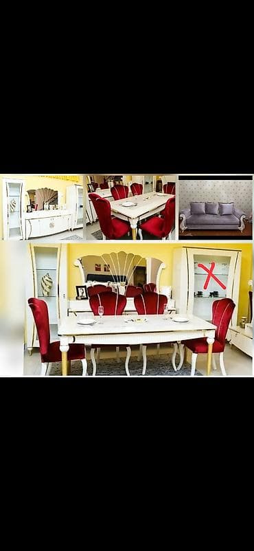 bildircin satılır: Qonaq otağı üçün, 6 stul — 1