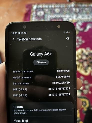 yeni samsung: Samsung Galaxy A6 Plus, 32 GB, rəng - Qara, İki sim kartlı — 3