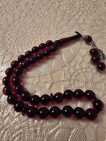 qırmızı tumuş: Qara-al qırmızı r - Material: ateş kehriba sıxma kehreba - Rəng: tünd — 1