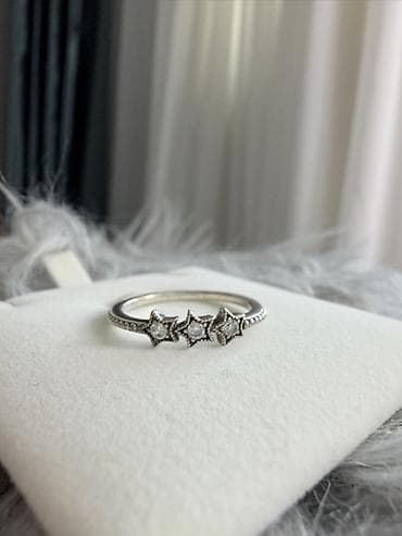 muncuq: PANDORA ORIGINAL Gümüş üzük – “Ulduz üçlüyü” dizaynı - Material — 3
