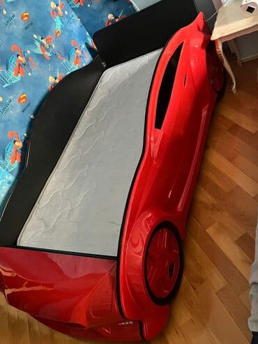 двухъярусная кровать машина: Hazır, Maşın-çarpayı, Matras ilə, Siyirməsiz — 3