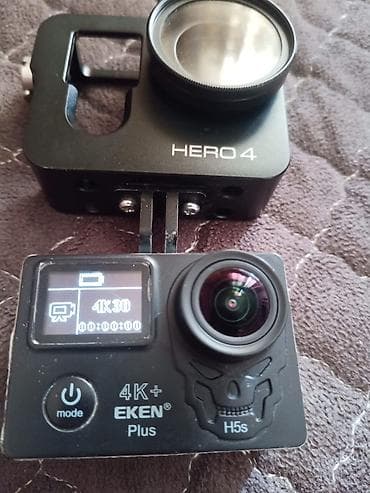 EKEN H5s Plus 4K+ aksiya kamerası və aksesuar dəsti Xüsusiyyətlər: -