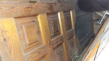 входные двери стекло: Taxta giriş qapısı - Material: tam ağac (kütləvi), klassik panelli — 7