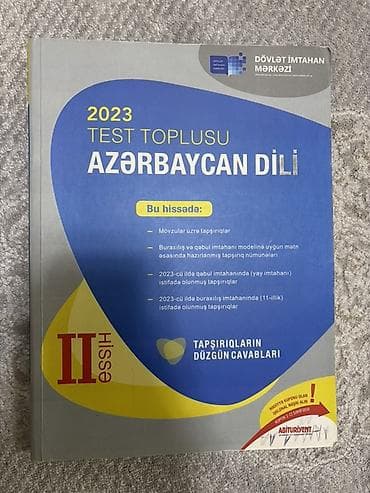 real gitara: Azərbaycan dili Testlər 11-ci sinif, DİM, 2-ci hissə, 2023 il — 1