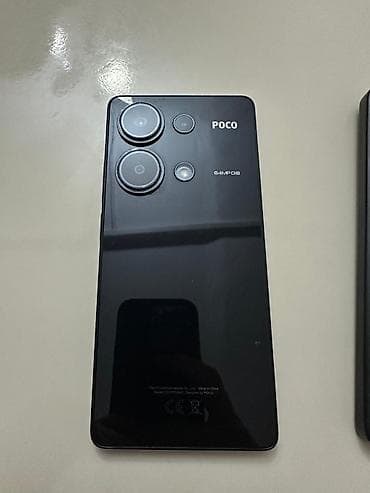 kuqo m4: Poco M6 Pro 4G, 256 GB, rəng - Qara, Sensor — 3