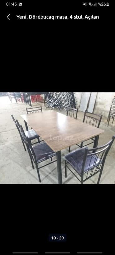 reception masa: Yeni, Resepşn, Dördbucaq masa — 7