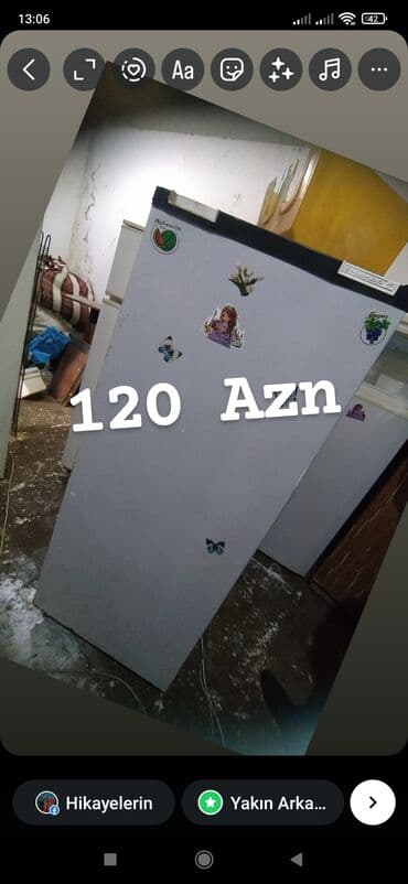 ikinci el soyducular: 1 дверь Indesit Холодильник Продажа, цвет - Белый — 9