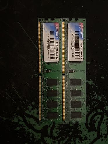 Salam. Ddr2 Ramlarıdır. 1 ədəd 2GB 3 ədəd 1 GB Qiymət 1 ədədinə