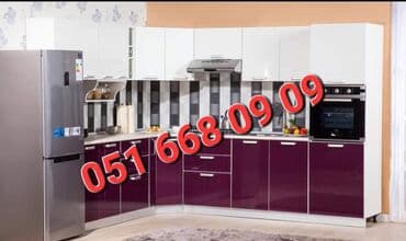 metbext mebelleri: Sifarişlə mətbəx dəsti, Özü çəkən petlələr, Şüşə, Kredit yoxdur, Pulsuz çatdırılma — 1