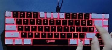 keycap: RGB işıqlı mexaniki klaviatura – kompakt 60%/65% ölçü (ox düymələri və — 3