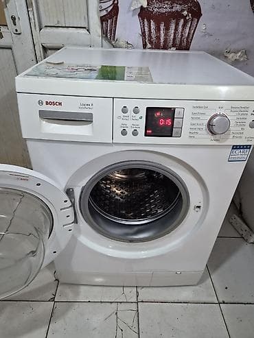 sac masini: Paltaryuyan maşın Bosch, 8 kq, İşlənmiş, Avtomat, Qurutma var, Pulsuz çatdırılma, Ödənişli çatdırılma — 3